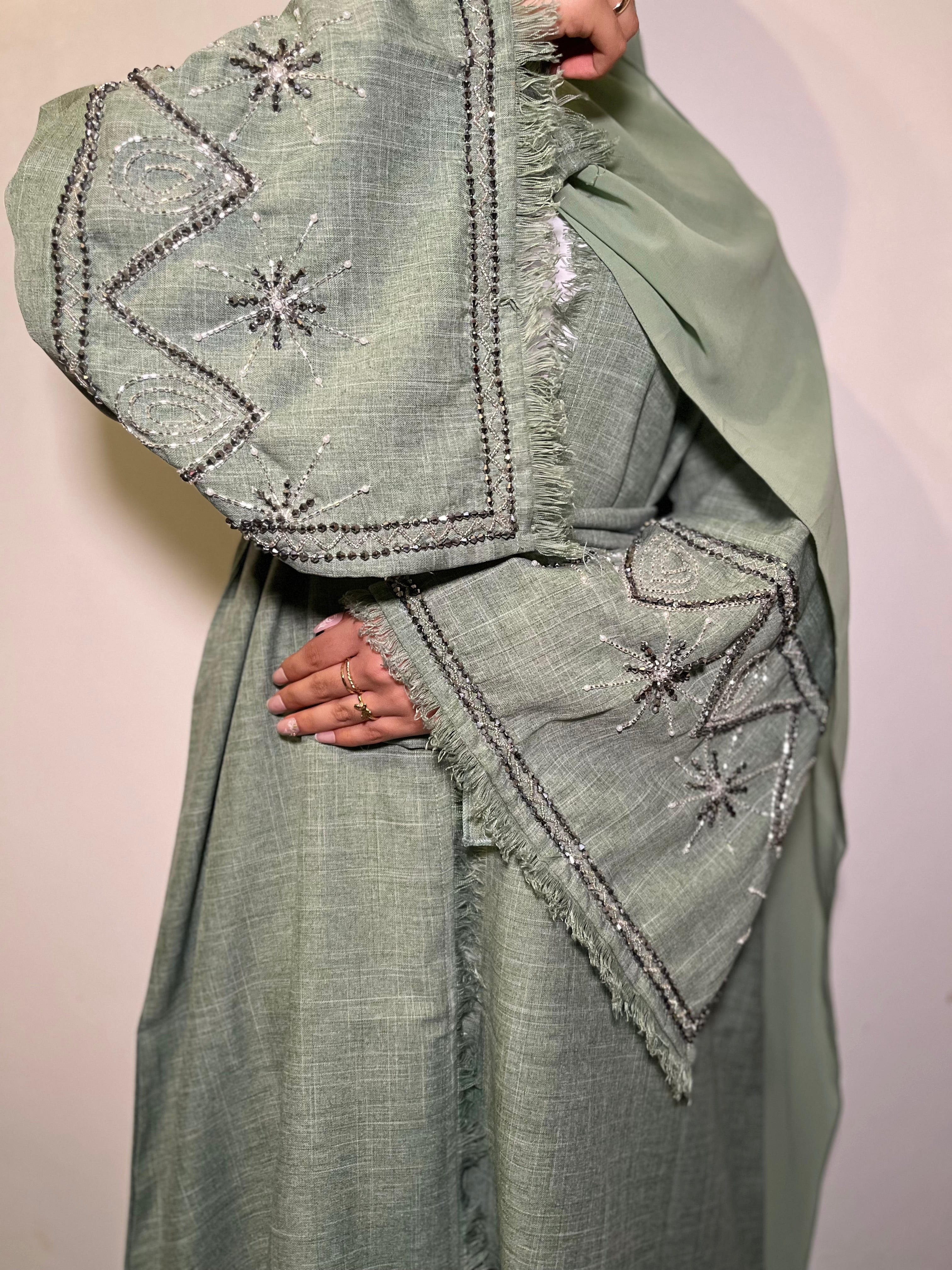 Saher Linen Abaya