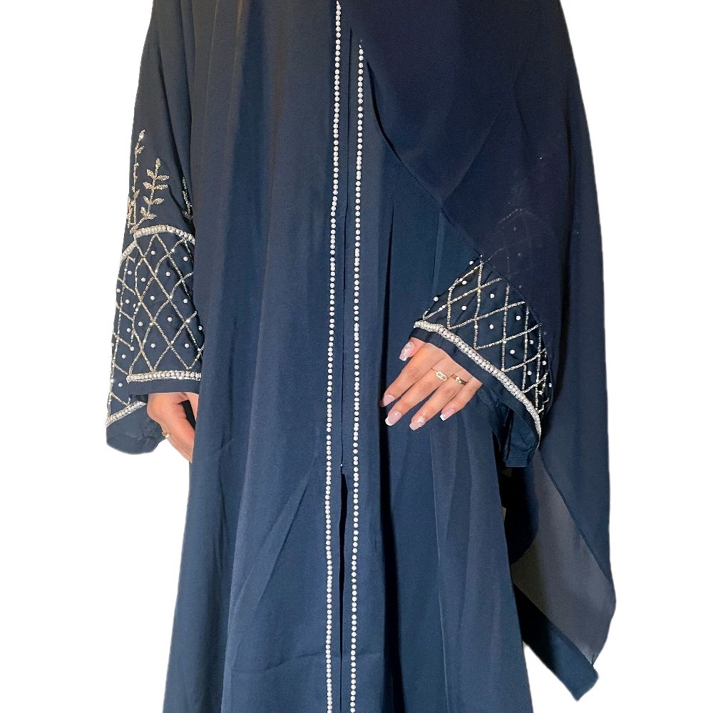 Haya Abaya - Black - Navy- Olive - Royal Blue