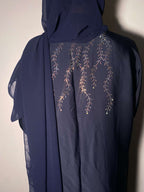 Marwa Abaya In Midnight - Olive