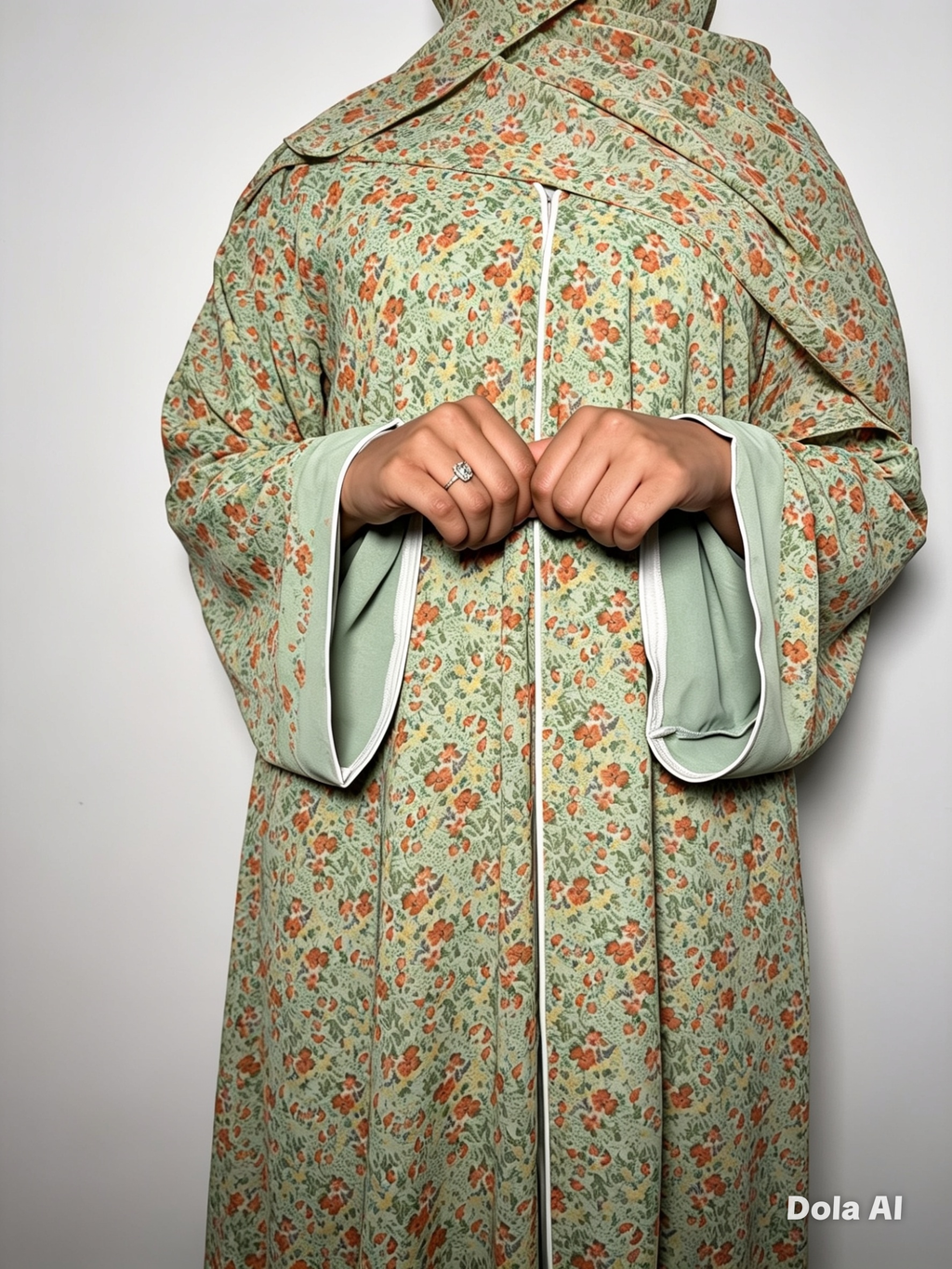 Aria floral summer abaya