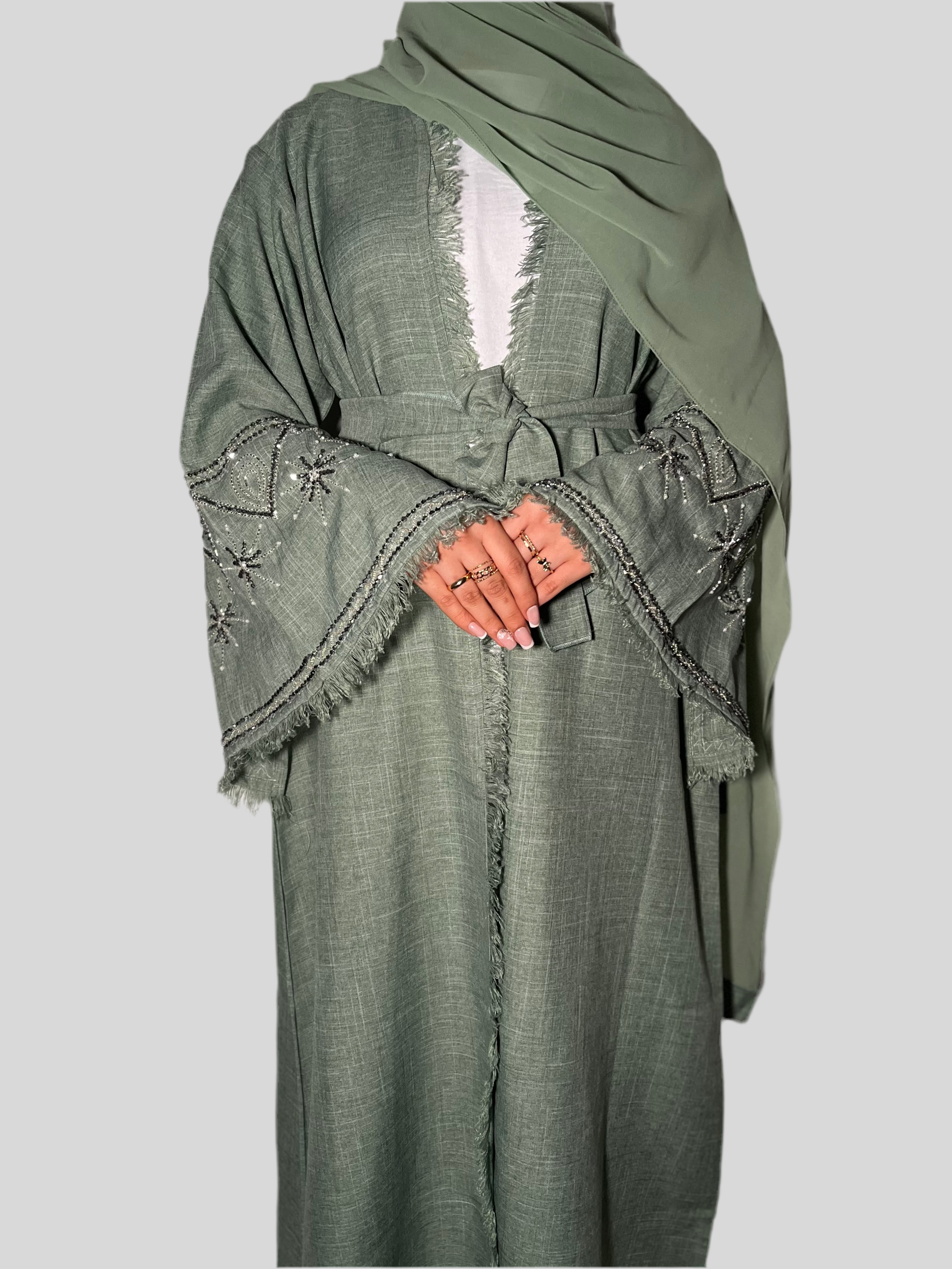 Saher Linen Abaya