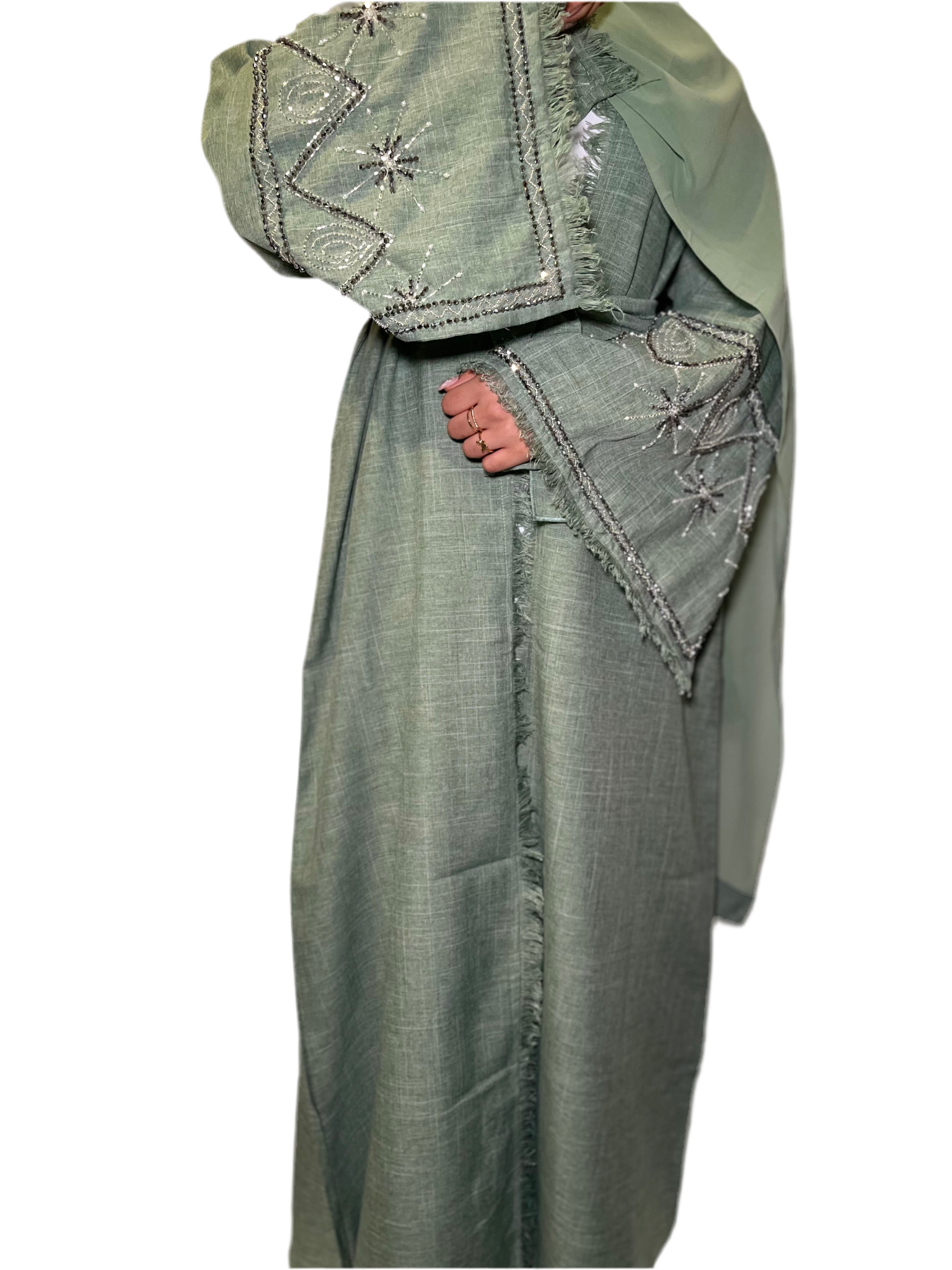 Saher Linen Abaya