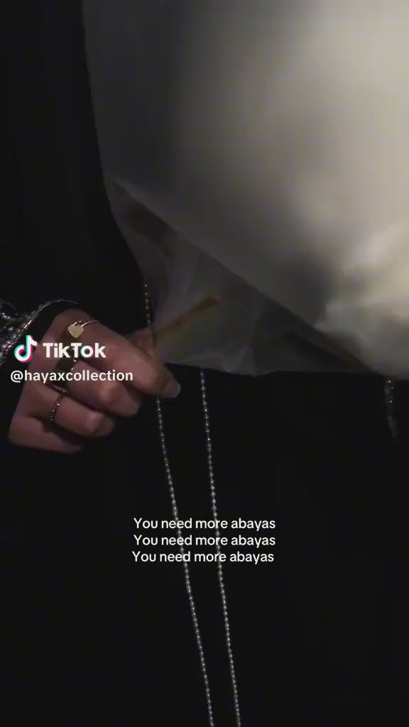 Haya Abaya - Black - Navy - Olive - Royal Blue