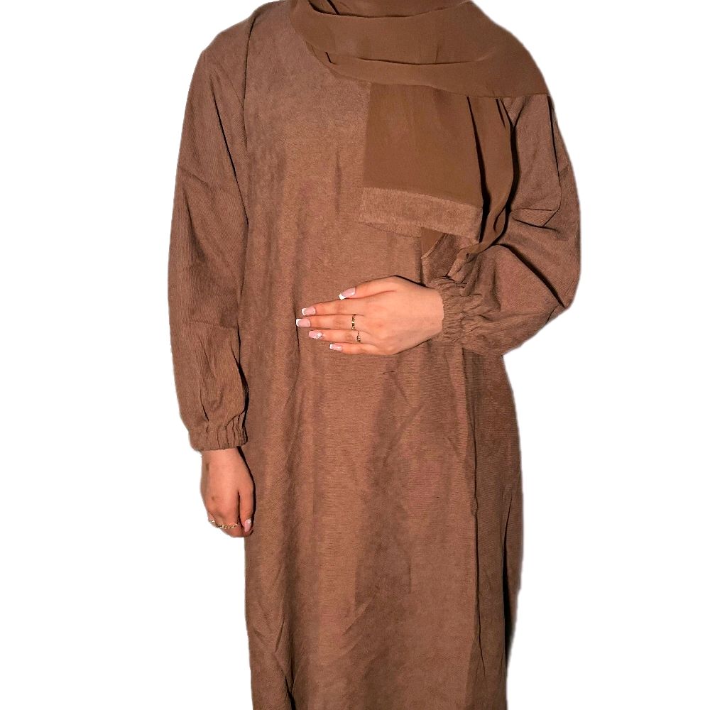 Amal Corduroy Winter Abayas- 5 different colours