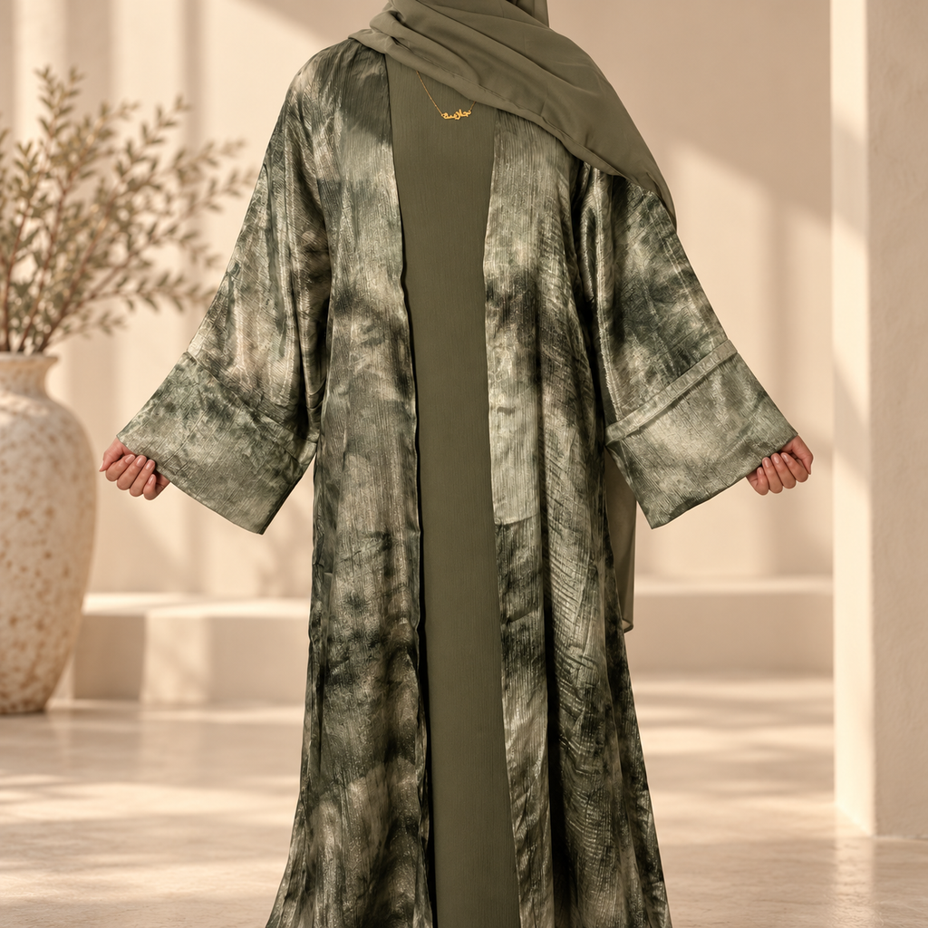 Saira Marble Abaya