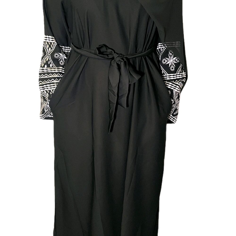 Safa Abaya In Black and Chocolate Brown Closed Abaya Modest Fashion
