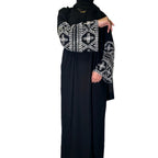 Safa Abaya In Black and Chocolate Brown Closed Abaya Modest Fashion